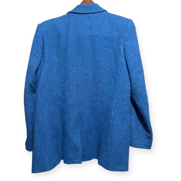 J. McLauglin 100% Shetland Wool Tweed Blazer Jacket Size 10 - Picture 7 of 11